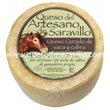 Queso Curado de Vaca y Cabra-queso-de-saravillo